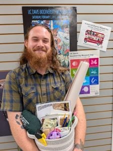 Chris with his award basket
