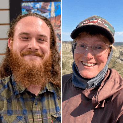 Chris Mulligan and Tessa Brunoir